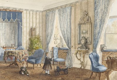 Salon Siebleben, near Gotha, Germany by Countess Schoenberg